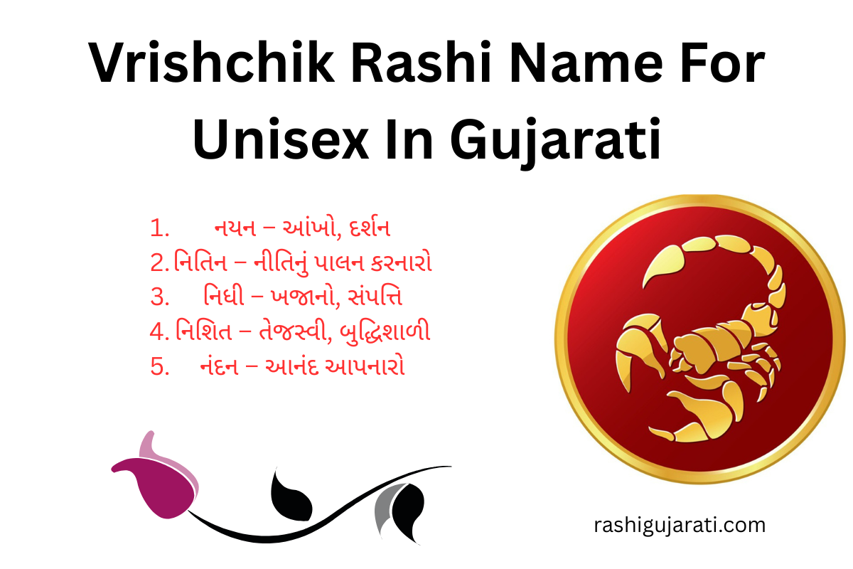 240+ Best Vrishchik Rashi Name In Gujarati [2026] – વૃશ્ચિક રાશિનું નામ ...