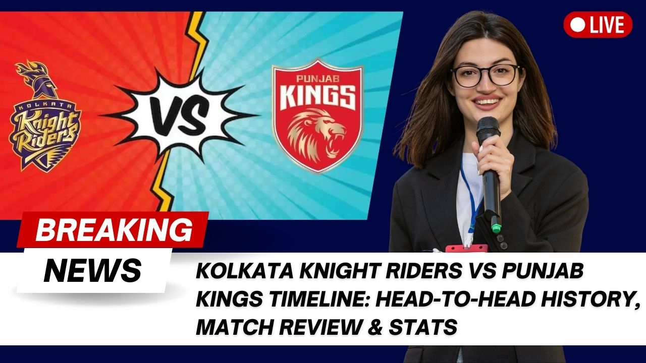 Read more about the article Kolkata Knight Riders vs Punjab Kings Timeline: Head-to-Head History, Match Review & Stats   